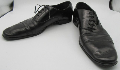 Salvatore Ferragamo Men's Black Leather 