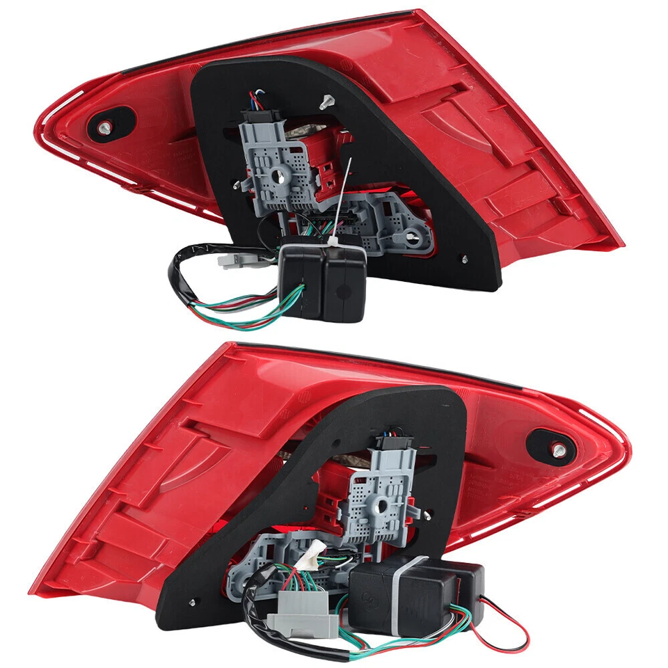 Par de luces de freno traseras para Mercedes Benz W204 Clase C 2007-2014 C180 C250 C300 Foto 2 de 4