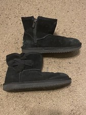 Koolaburra by UGG Victoria Girls' Mini Winter Boots Size 1 Black 1117810
