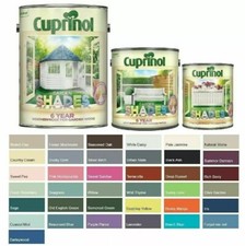 CLEARANCE Cuprinol Garden Shades Paint - Furniture Sheds - All Colours & Size
