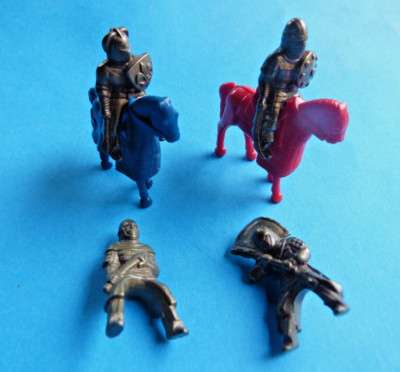 Konvolut 4 Metallritter Kinder Surprise 1997