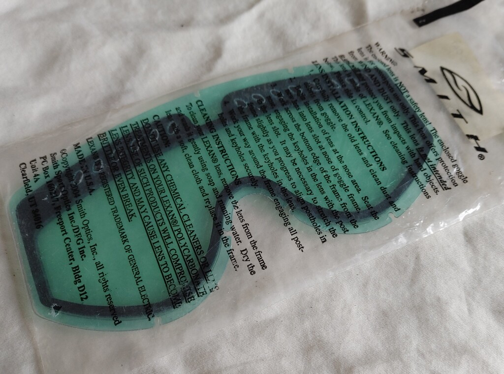 Arctic Cat Smith Goggle Replacement Lens EVO Clear Dual Air