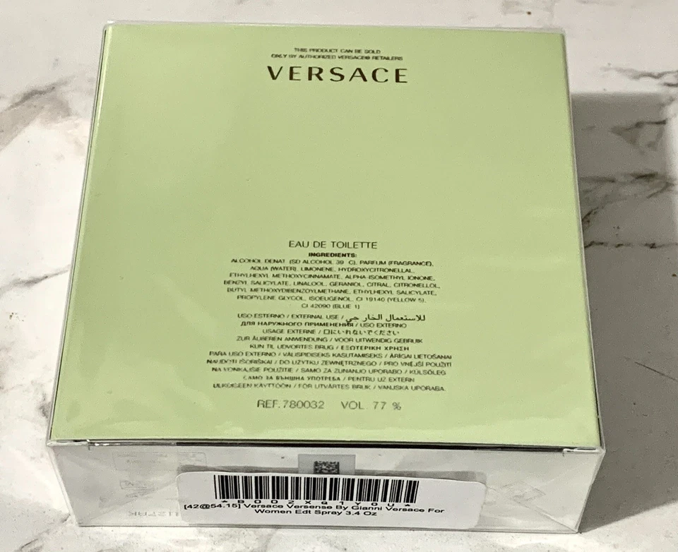 Versense by Versace 3.4 OZ 100 ml EDT perfume spray para mujer SELLADO NUEVO (#m10) Foto 2 de 2
