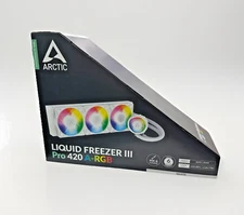NEW ARCTIC Liquid Freezer III PRO 420 A-RGB CPU AIO Water Cooling PC in WHITE