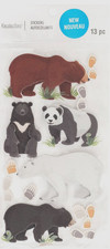 BEARS Bear Panda Polar Brown American Black Paw Prints Recollections Stickers