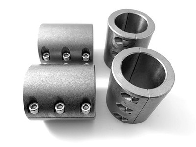 UTVDistribution Steel 1-1/2'' Tube Clamps - Universal Roll Cage Mounts Silver 