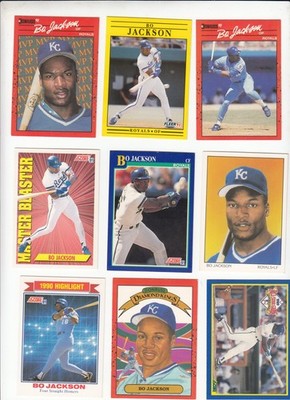 LOT 9 KANSAS CITY ROYALS BO JACKSON DONRUSS DIAMONDKING 1990 HIGHLIGHT  NM/MT