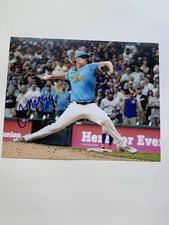 Trevor Megill Signed Autographed 8x10 Photo Milwaukee Brewers Closer