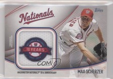 2020 Topps Special Event Jersey Sleeve Max Scherzer #JSES-MSC Jumbo Patch 4z8