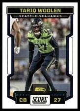 2023 Panini Score Tariq Woolen #185 Seattle Seahawks Football Card