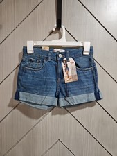 Girls Levi's Girlfriend Shorts, Slim Through Thigh, Rolled Cuffs Adjustable...