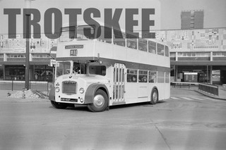 35mm Negative Eastern National Bristol FLF6G ECW 2611 AVW402F Basildon 1969