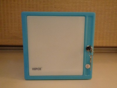 HIPCE CDB-80-DS One Touch CD BOX  blue Filing System With Key