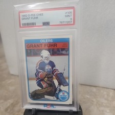 1982 OPC Grant Fuhr Rookie Card PSA 9 Mint ?. rookie card picture
