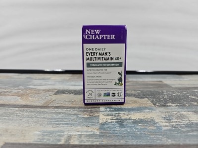 New Chapter One Daily Every Man's Multivitamin 40+ Dietary Supplement 24 Tablets