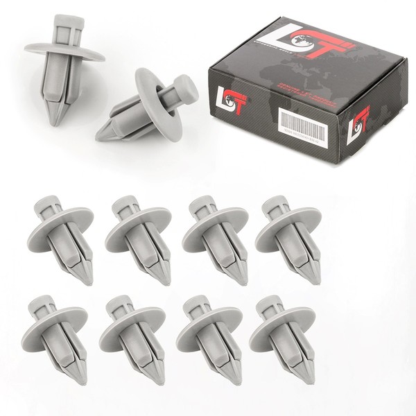 10X Kofferraum Hutablage Befestigungs Clips Grau FüR Mitsubishi Lancer Colt-image