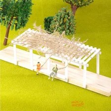 Pavilion Miniatures HO/OO Scale Scenery Model Courtyard Park Landscape Garden