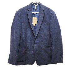 PJ Paul Jones Mens Blazer Jacket Size XL Navy Blue Single-Breasted