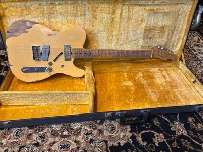 ギター Fender Mexico Road Worn 50s Telecaster Fender Vintera Road Worn '50s Telecaster Electric Guitar - Vintage