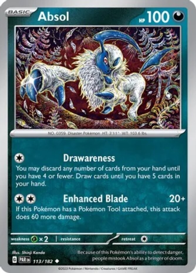 Absol - 113/182 - Uncommon - Near Mint