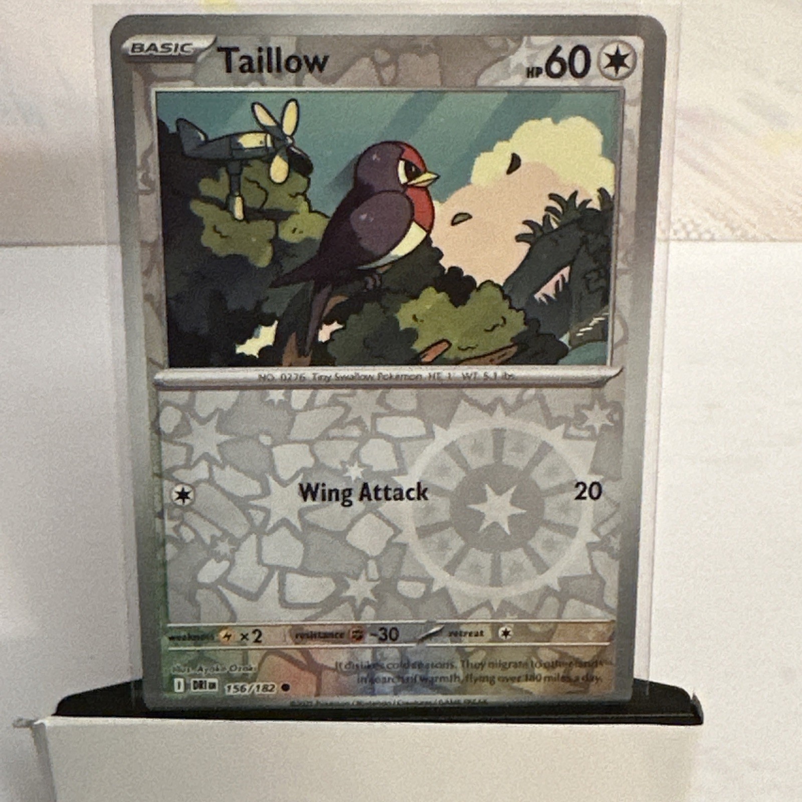 Taillow 156/182 Common Reverse Holo - Pokemon TCG Destined Rivals NM