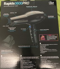 Image of Diva Rapida 3600 Pro - Professional Hair Dryer - Black