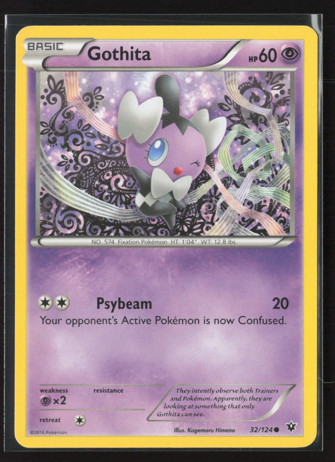 Gothita 32/124 Common Fates Collide Pokemon Lightly Played