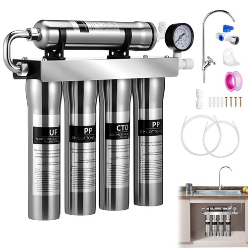 5 Stage UF Membrane Water Filtration System Purifier 304 Stainless Steel 90L/H - Picture 16 of 20