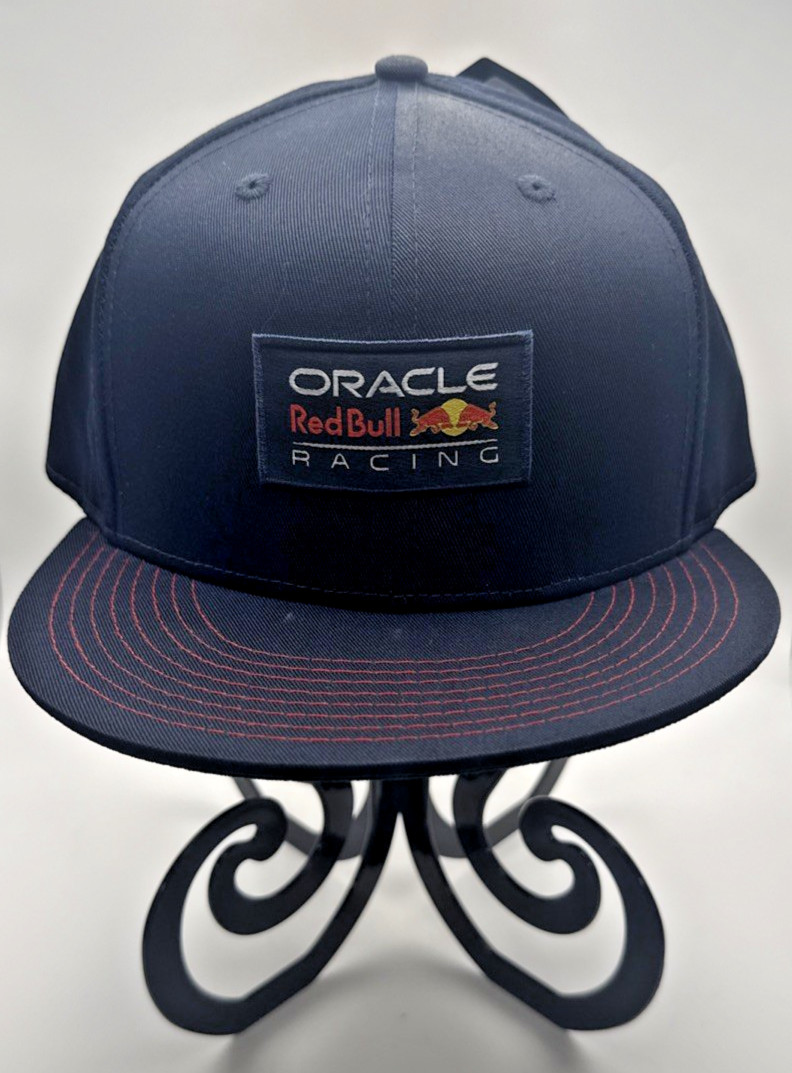 Oracle Red Bull Racing Hat Cap Snap Back One Size F1 Motorsport Blue Red Stitch