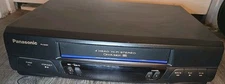 Panasonic PV-945H VCR VHS Player Black 4 head HiFi Omnivision Tested Blue Line