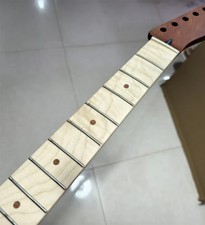 22 Frets Mahogany Guitar Neck part Flame maple Fretboard 25.5inch