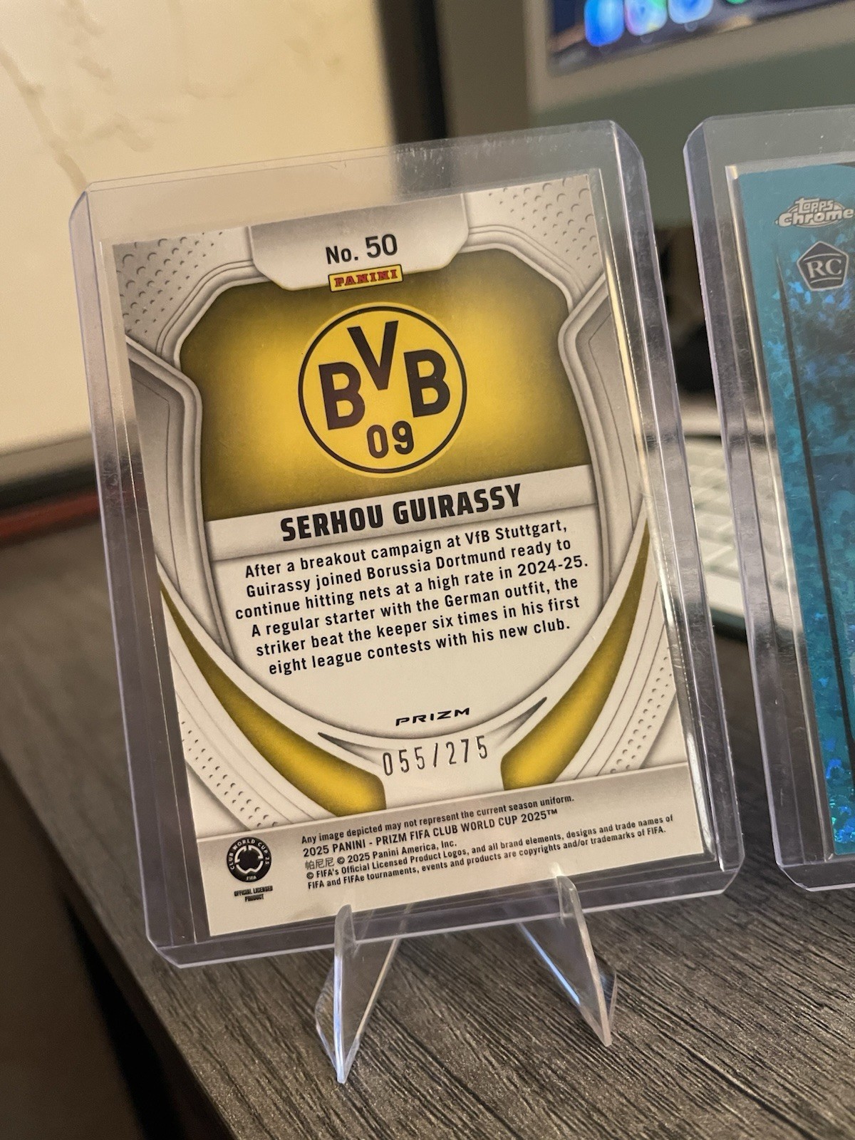 Panini Prizm FIFA CWC 2025 / Topps Chrome Numbered Bundesliga 2 Set Soccer Cards view 2