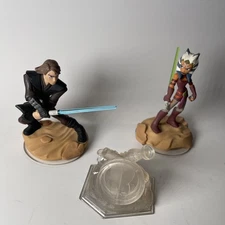 Disney Infinity 3.0 STAR WARS Ahsoka & Anakin Figures Playset W/ Crystal Piece