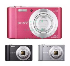 Sony CyberShot DSC W810 20.1 MP Digital Camera W/Battery Charger Card English