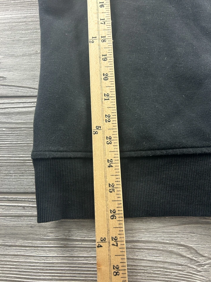 2017/18 Real Madrid adidas Black Hoodie Full Zip Jacket Mens Size Large - Image 4 of 4