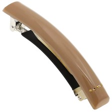 French No-Slip Metal Clasp Hair Barrette - Fermoir