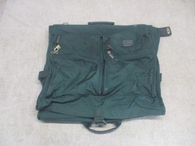 Tumi Alpha Tri-Fold Carry-On Garment Bag Unisex Green Travel