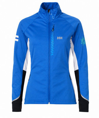 Helly Hansen Damen-Ski-Trainingsjacke blau Racing Light Finland XC Small neu mit Etikett