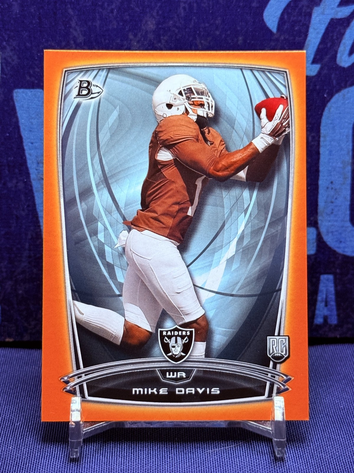 2014 Bowman - Rookies Mike Davis #19 Orange /299 (RC)