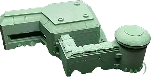 WWII Bunker für Warhammer 40k Sci Fi Industrial Maßstab 1:56 - Bild 2 von 39