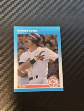 1987 Fleer Classic Miniatures - Dwight Evans #37 Boston Red Sox 