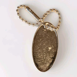 Pendentif GUCCI argent massif étiquette chien bijoutier créateur ORIGINAL VINTAGE