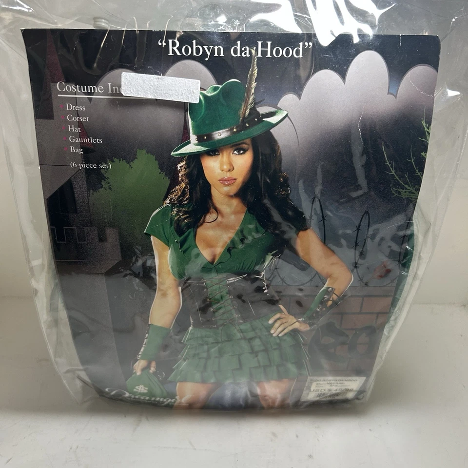 DREAMGIRL Halloween Robyn Da Hood - Sexy Disfraz de Robin Hood para Mujer Talla M Foto 2 de 4