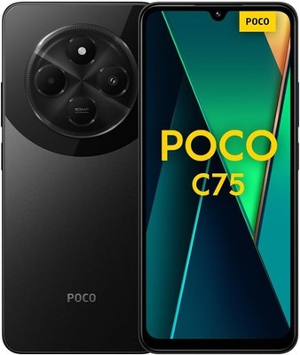 XIAOMI POCO C75 4G Schwarz - Smartphone 8+256GB Dual SIM Android