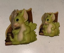 Pocket Dragons Classic Brooch Pin & Magnet Writing To You 1998 Real Musgrave CWS