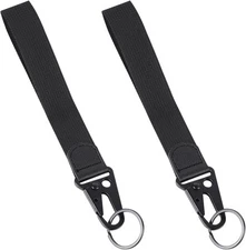 Sliverdew Wrist Lanyard for Keys, 2 Pack Wristlet Keychain Strap Key Black 