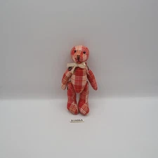D1606A Miniature Button Joint Red Teddy Bear Plush 5" Stuffed Toy Doll