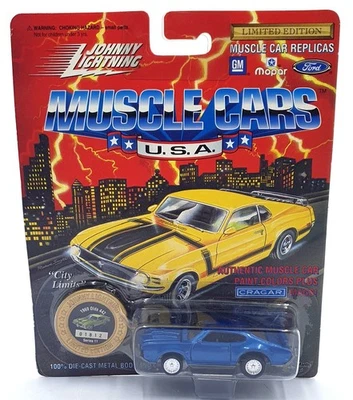 Johnny Lightning 1/64 Scale 200-210 - Muscle Cars 1969 Oldsmobile 442 Met. Blue - Bild 1 von 4