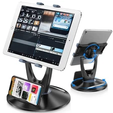 iPad Tablet Stand Holder for Desk - 6 inch to 13 inch - Stable, Adjustable - ...