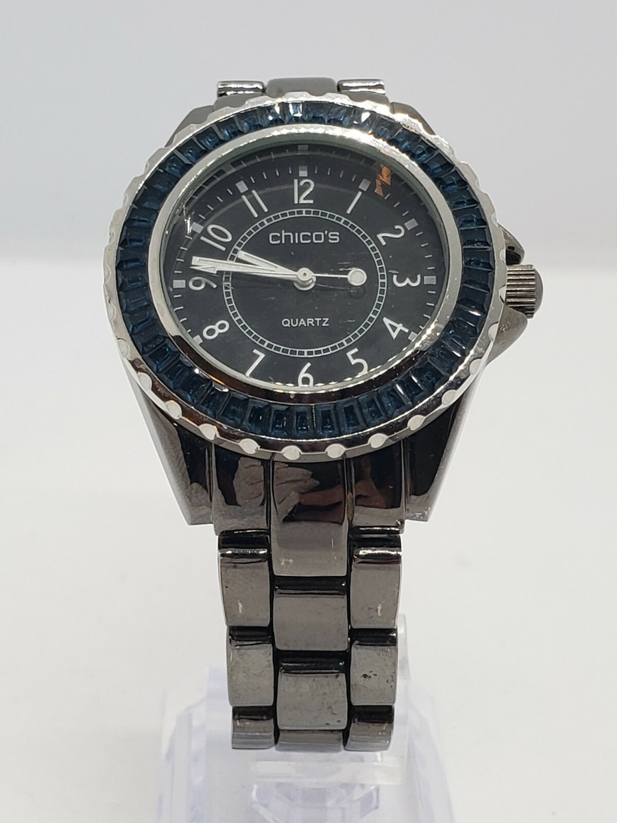 Chicos Women Blue Glass Bezel 39mm Watch Chico main image 3